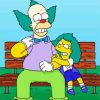 Krusty Clown The Simpsons Diamond Painting