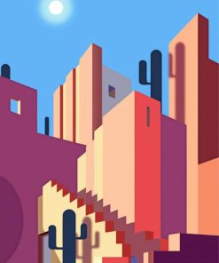 La Muralla Roja Diamond Painting