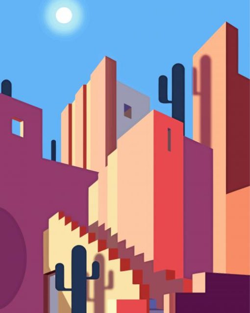 La Muralla Roja Diamond Painting