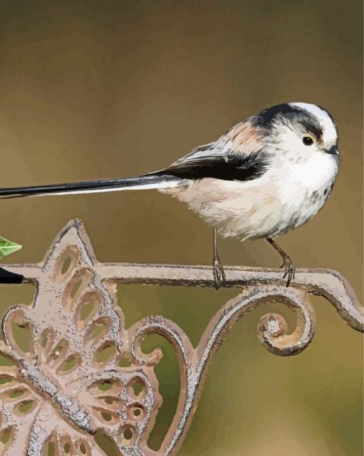 Long Tailed Tits Bird Diamond Painting