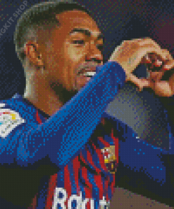 Malcom FCB Player Diamond Painting