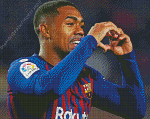 Malcom FCB Player Diamond Painting