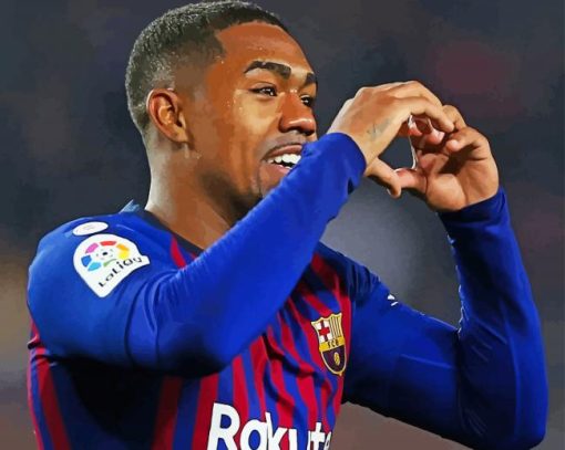 Malcom FCB Player Diamond Painting