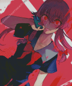 Mirai Nikki Anime Diamond Painting