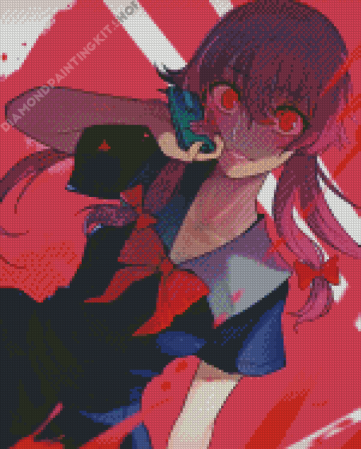 Mirai Nikki Anime Diamond Painting