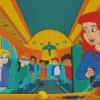 Miss Frizzle Magic School Bus Diamond Painting