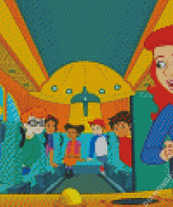 Miss Frizzle Magic School Bus Diamond Painting