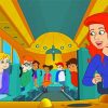 Miss Frizzle Magic School Bus Diamond Painting