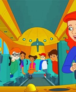 Miss Frizzle Magic School Bus Diamond Painting