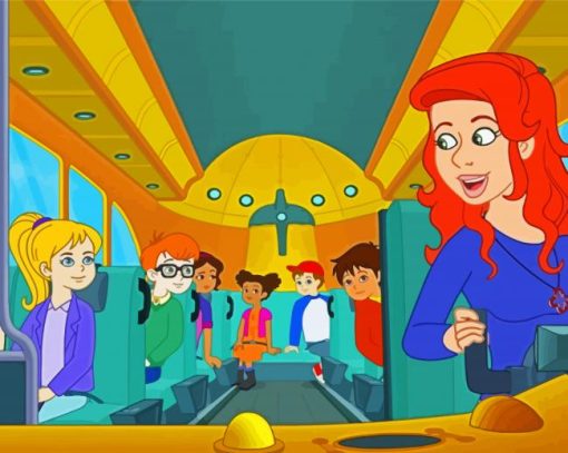 Miss Frizzle Magic School Bus Diamond Painting