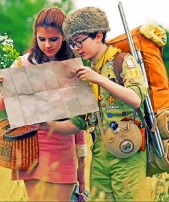 Moonrise Kingdom Movie Characters Diamond Painting