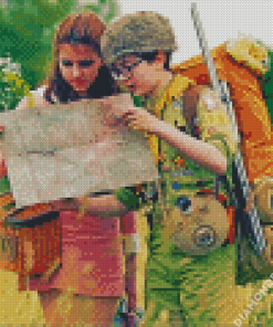 Moonrise Kingdom Movie Characters Diamond Painting