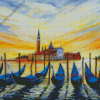 Morning In Venice Italy Art Diamond Painting