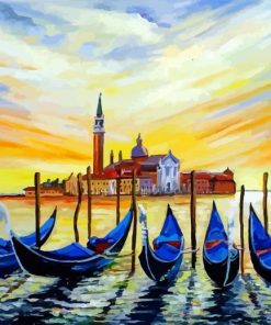 Morning In Venice Italy Art Diamond Painting