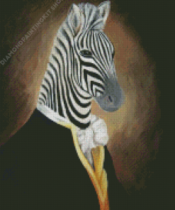 Mr Zebra Art Diamond Painting