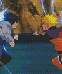 Naruto Vs Sasuke Diamond Painting