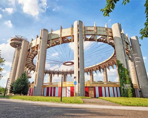 New York Queens Worlds Fair Diamond Painting