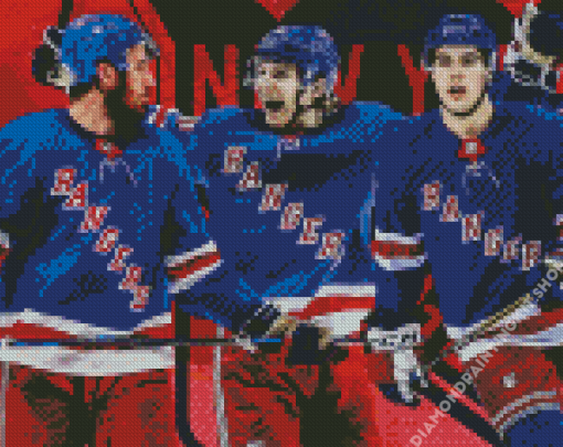 New York Rangers Players Diamond Painting