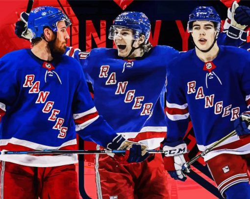 New York Rangers Players Diamond Painting