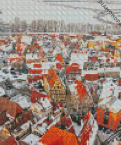 Nordlingen In Winter Diamond Painting