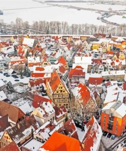 Nordlingen In Winter Diamond Painting