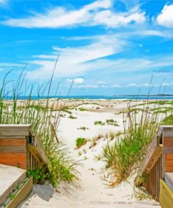 North Carolina Isle Beach Diamond Painting