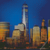 One World Trade Center At Night Diamond Painting