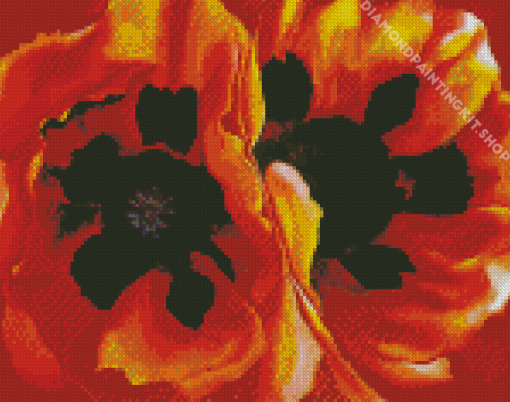 Oriental Poppies Okeeffe Diamond Painting