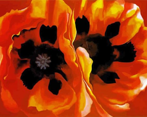 Oriental Poppies Okeeffe Diamond Painting