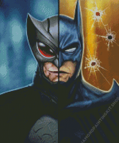 Owlman And Batman Diamond Painting