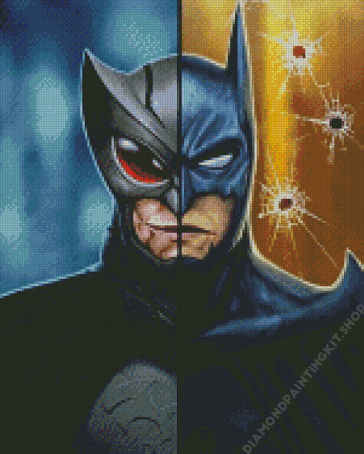 Owlman And Batman Diamond Painting