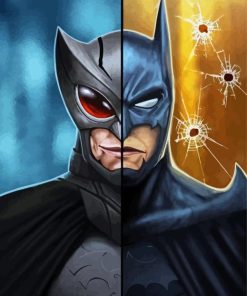 Owlman And Batman Diamond Painting