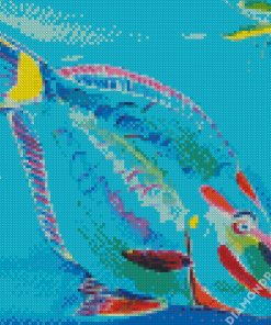 Parrot Fish Art Diamond Painting