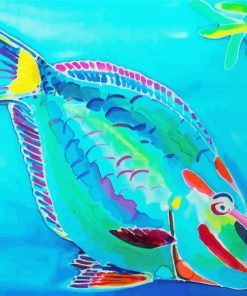 Parrot Fish Art Diamond Painting