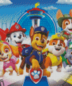 Paw Patrol Diamond Painting