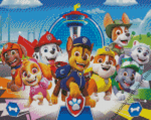 Paw Patrol Diamond Painting