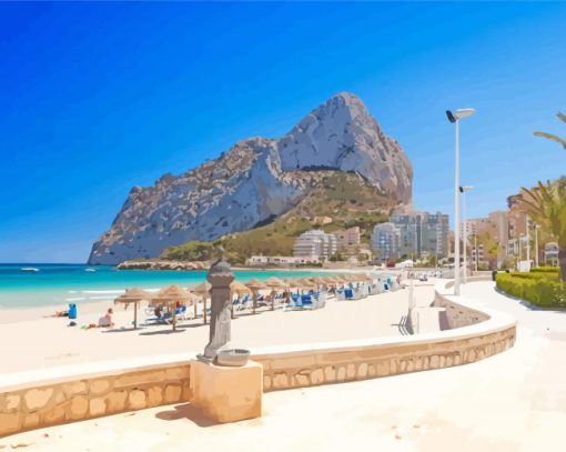 Penon De Ifach in Calpe Diamond Painting