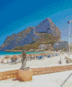 Penon De Ifach in Calpe Diamond Painting