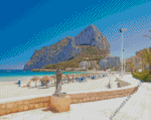 Penon De Ifach in Calpe Diamond Painting