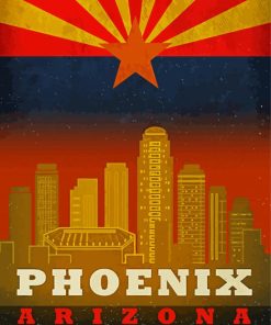 Phoenix Arizona Poster Diamond Painting