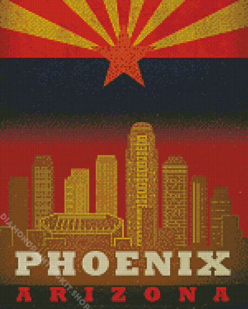 Phoenix Arizona Poster Diamond Painting