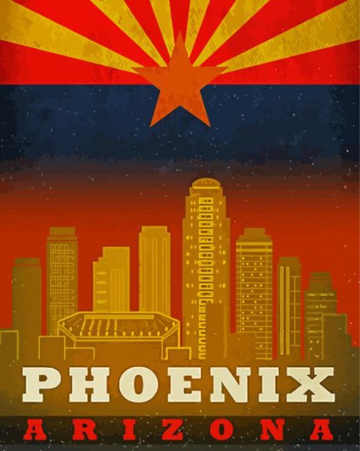 Phoenix Arizona Poster Diamond Painting