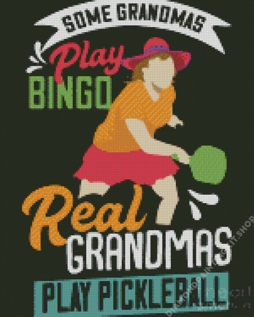 Pickleball Art Diamond Painting