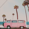 Pink Van Diamond Painting