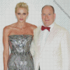 Princess Of Monaco And Prince Albert Diamond Painting