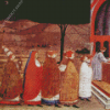 Procession Of Reordained In A Church By Paolo Uccello Diamond Painting