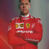 Racing Driver Sebastian Vettel Diamond Painting