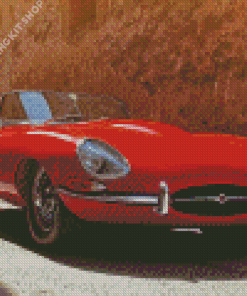 Jaguar Type 1 Car Diamond Painting