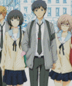 Relife Anime Characters Diamond Painting