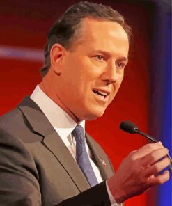 Rick Santorum Politician Diamond Painting